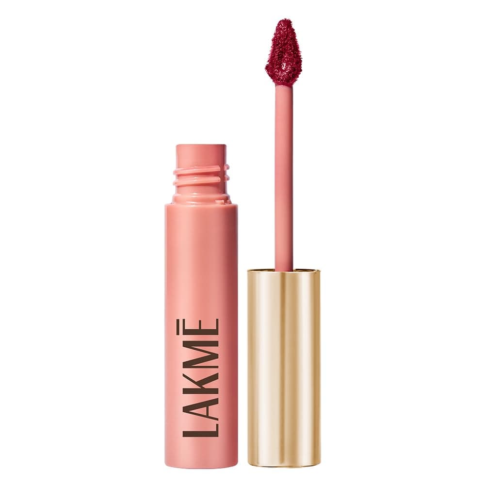 LAKMÉ Double Duty Lip & Cheek Mousse Matte Lipstick & Soft Blush, Lightweight, Long Lasting, Dewy Look , Rosy Plum,9g at ₹271 – Amazon