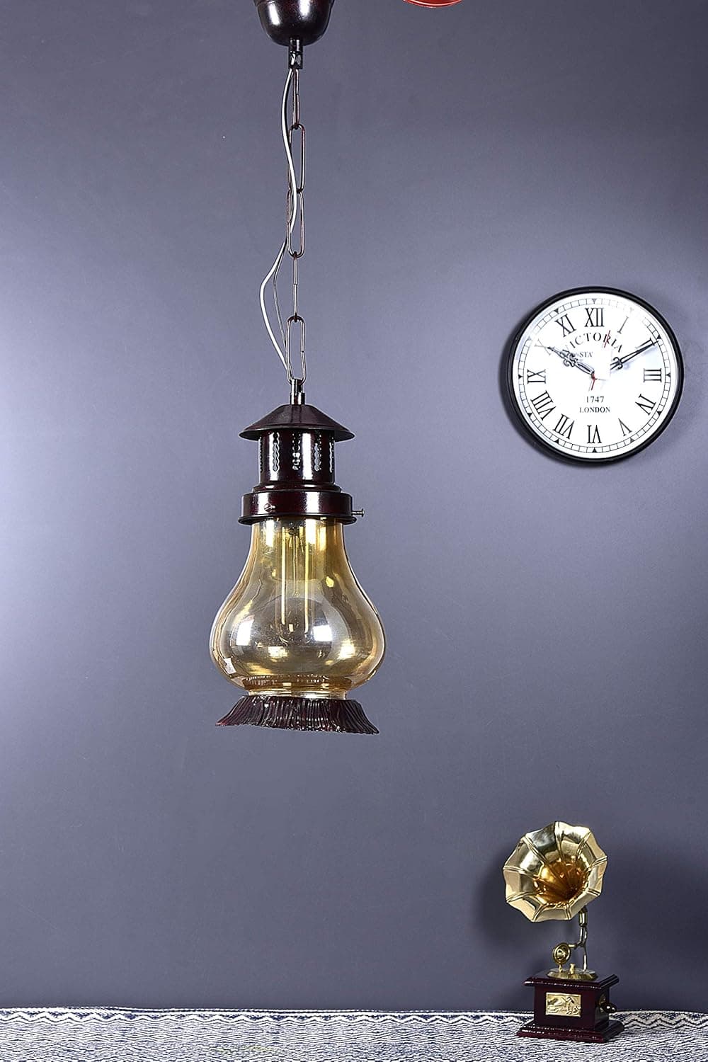 tu casa HG-30 red cylendrical Fabric pendent Light Poly Cotton Holder Type e-27 Size 12x9x32-(Bulb not Included) (Black-Gold) at ₹324 – Amazon