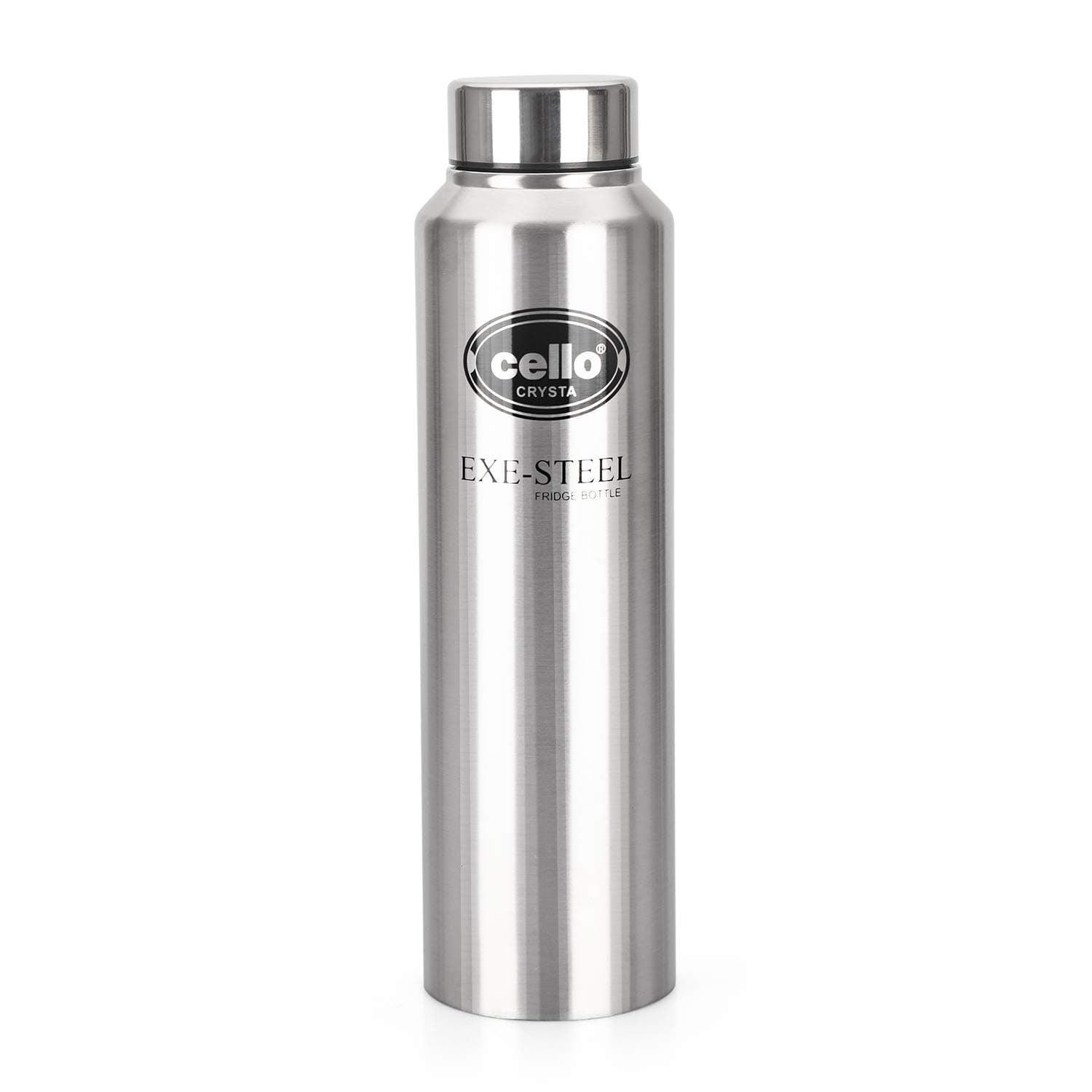 CELLO Crysta Stainless Steel Water Bottle for Daily Use 1000ml Silver | Single Wall Freezer & Fridge Safe, Rustproof & Leak Proof Lightweigh at ₹249 – Amazon