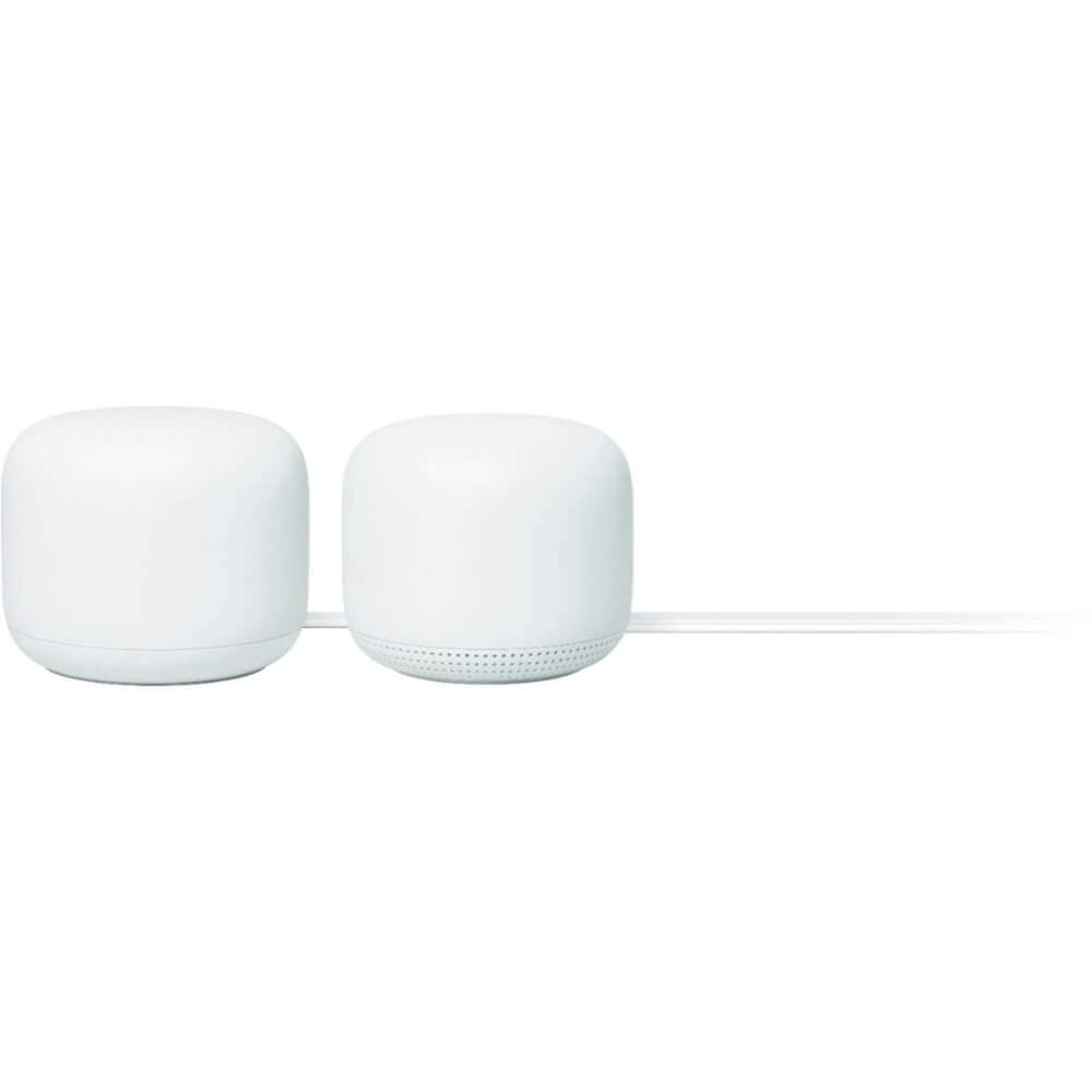 Google Nest WiFi - 4x4 AC2200 Wi-Fi Mesh System with 4400 Sq ft Coverage (Router 2-Pack) at ₹12585 – Amazon