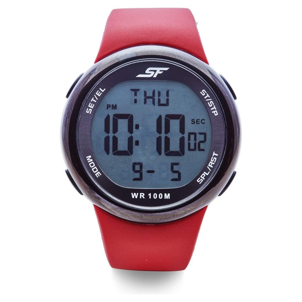 SF Digital Dial Silicone Strap Watch for Men-77098PP03 at ₹999 – Amazon