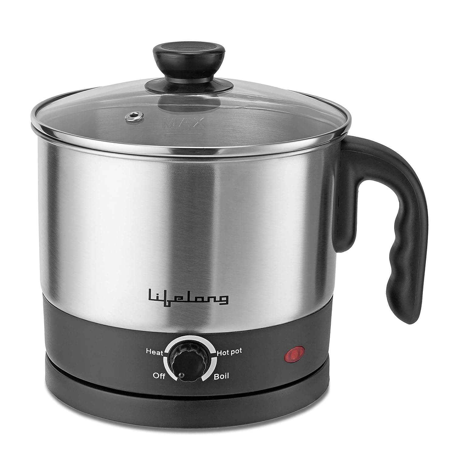 Lifelong Multifunction Cooker/Kettle 1.5 litres (Best for Boiling Milk, Eggs, Soup and Maggi/Noodles), Silver, 1.5 liters (LLMC01), Stainles at ₹725 – Amazon