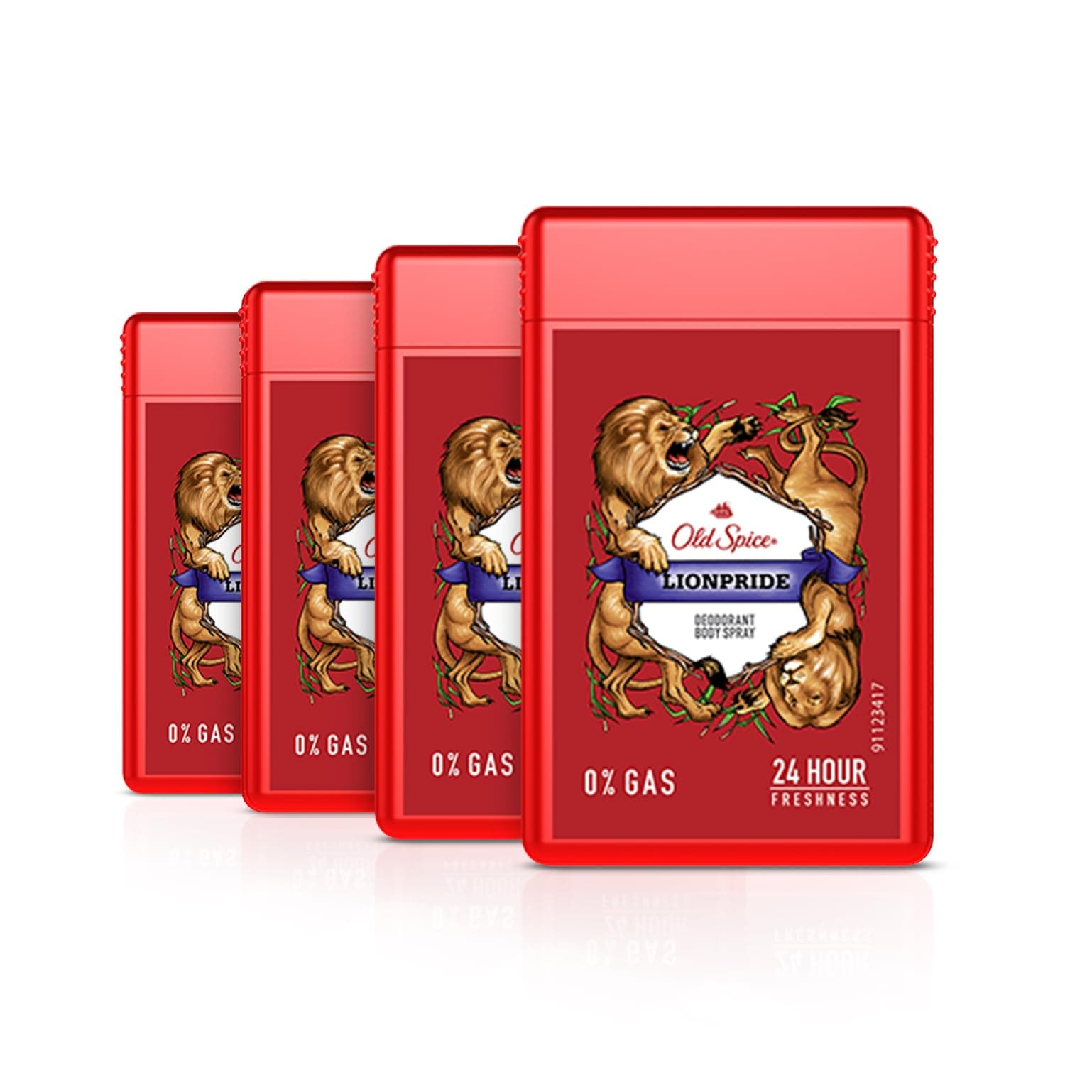 Old Spice Lionpride No Gas 24 hour Long Lasting Pocket Friendly Deodorant Perfume Body Spray For Men, Travel Size, Pack of 4, 17ml at ₹88 – Amazon