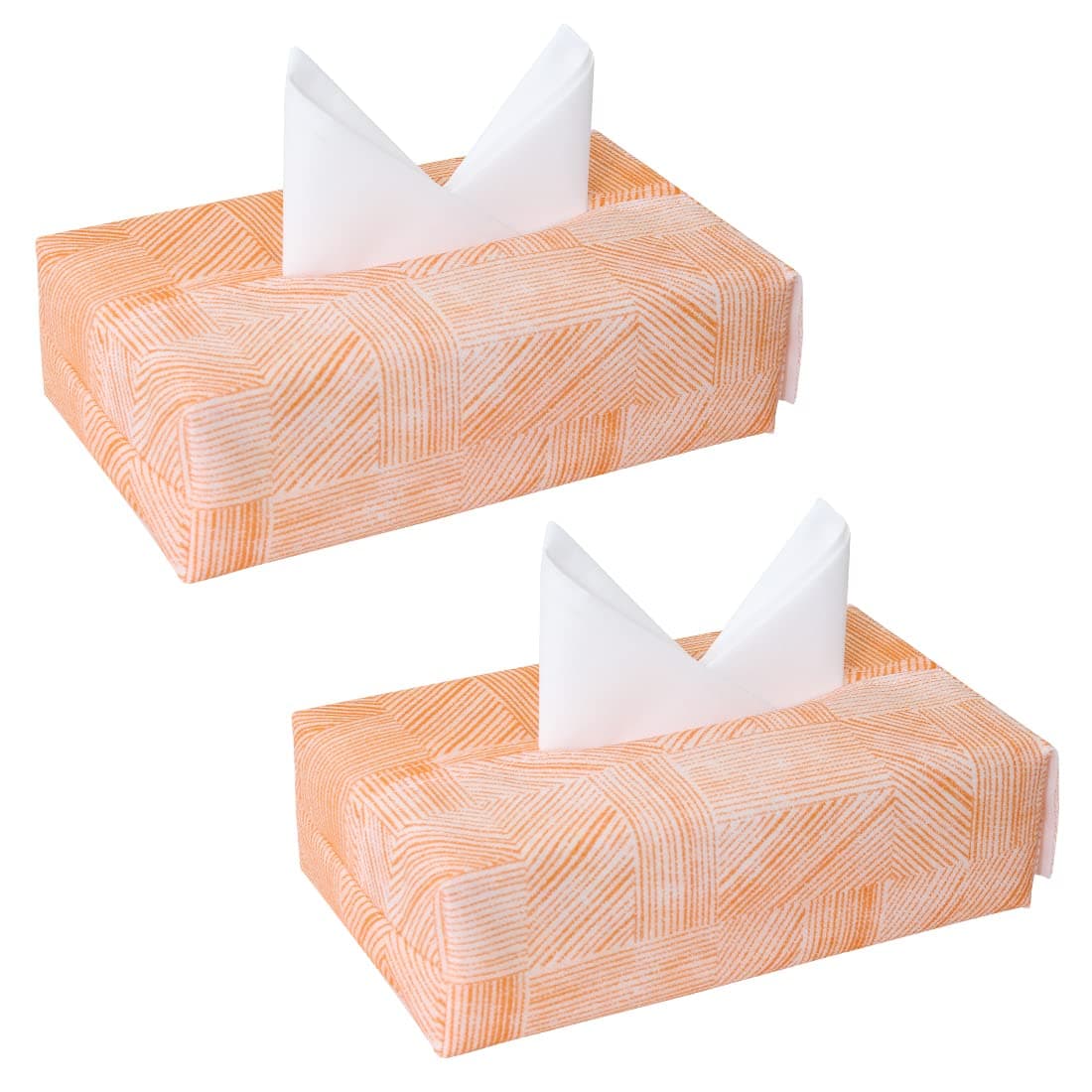 PrettyKrafts Tissue Paper Box Cover Rectangular Shape Napkin Holder use for car,Home and Office, (Pack of 2), Jute Orange at ₹74 – Amazon