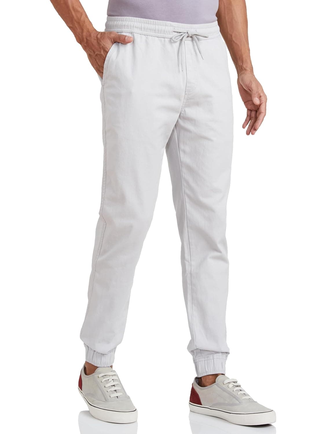 Symbol Men's Stretchable Regular fit Jogger Pants | Chinos | Casual Trousers at ₹499 – Amazon