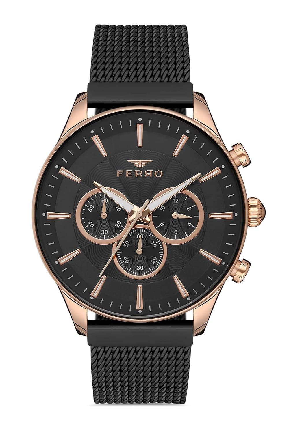 Ferro Pisa Analog Black Dial Men's Watch-FM11912C-R at ₹2808 – Amazon