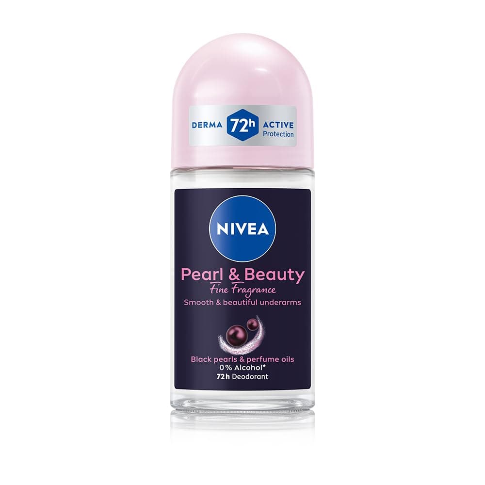 NIVEA Women Pearl & Beauty Roll On Deodorant, Underarm Deodorant with 72H Active Odour Protection, Long-Lasting Floral Fragrance, Underarm R at ₹146 – Amazon