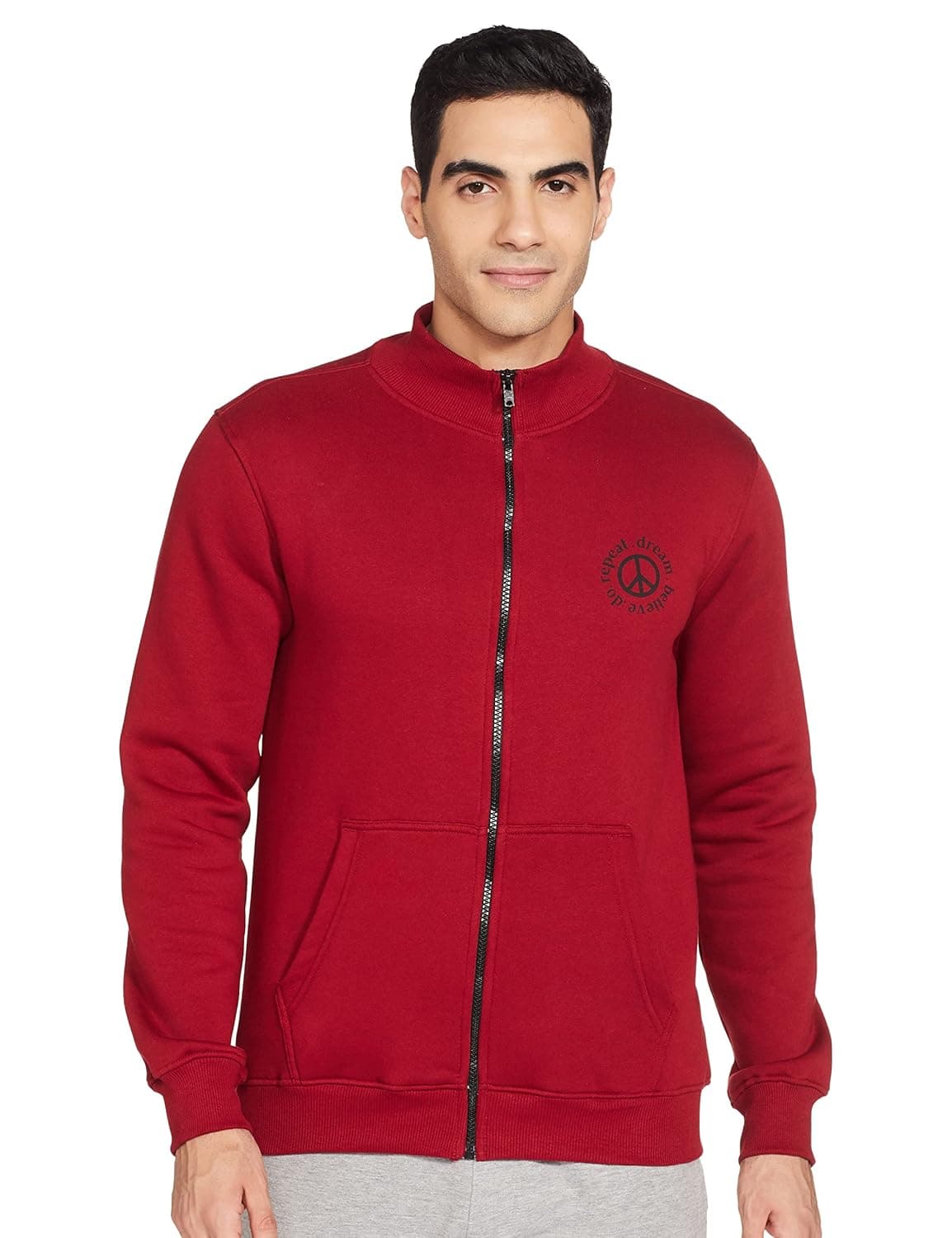 Symbol Men's Cotton High Neck Sweatshirt at ₹419 – Amazon