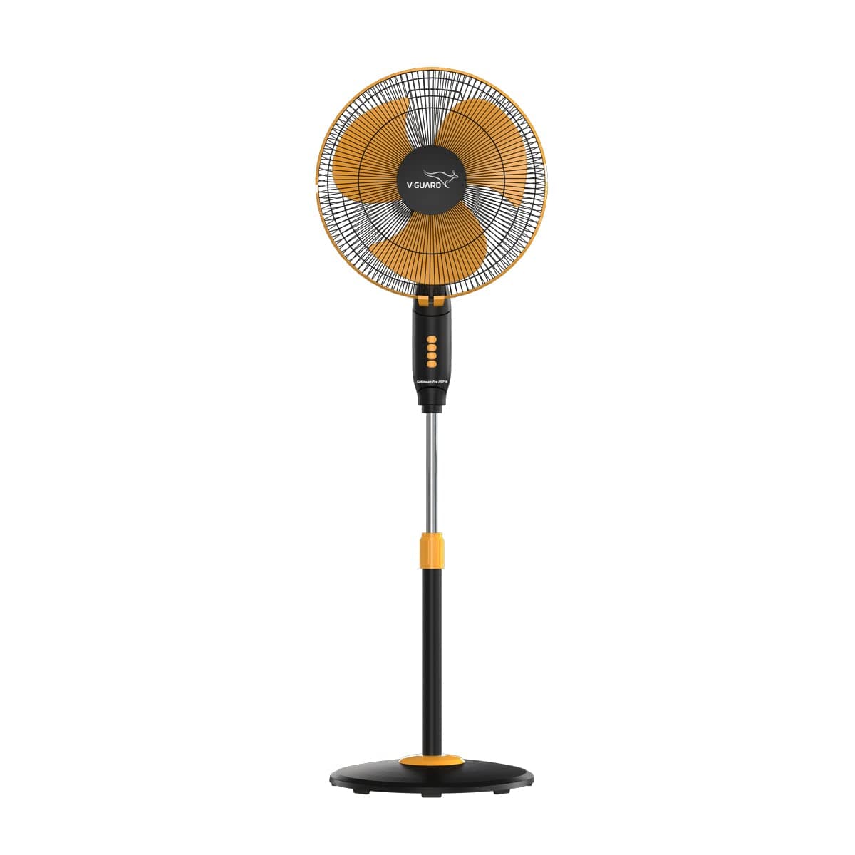 V Guard Gatimaan Pro HSP N High Speed Pedestal Fan | 3 Adjustable Fan Speeds | Rust Resistant ABS Body | Powerful 2100 RPM Motor | Orange Bl at ₹2899 – Amazon