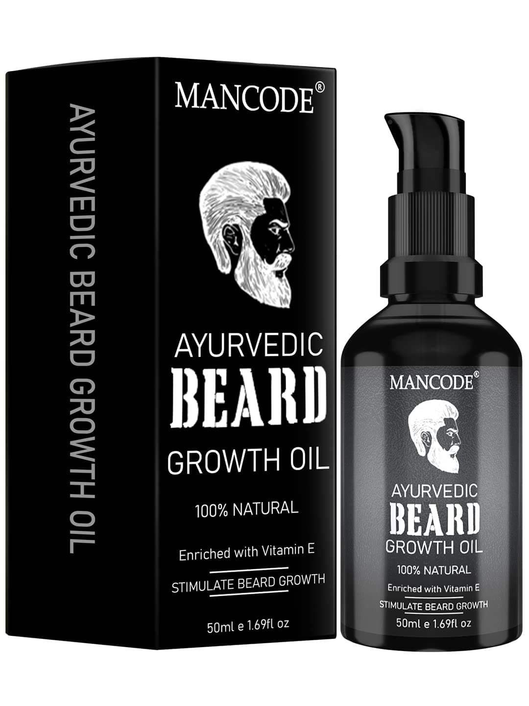 MAN CODE Ayurvedic Beard & Hair Growth Oil, 50Ml | Natural Hair Oil For Thicker & Longer Beard | Beard Oil For Uneven, Patchy & Fast Beard G at ₹199 – Amazon