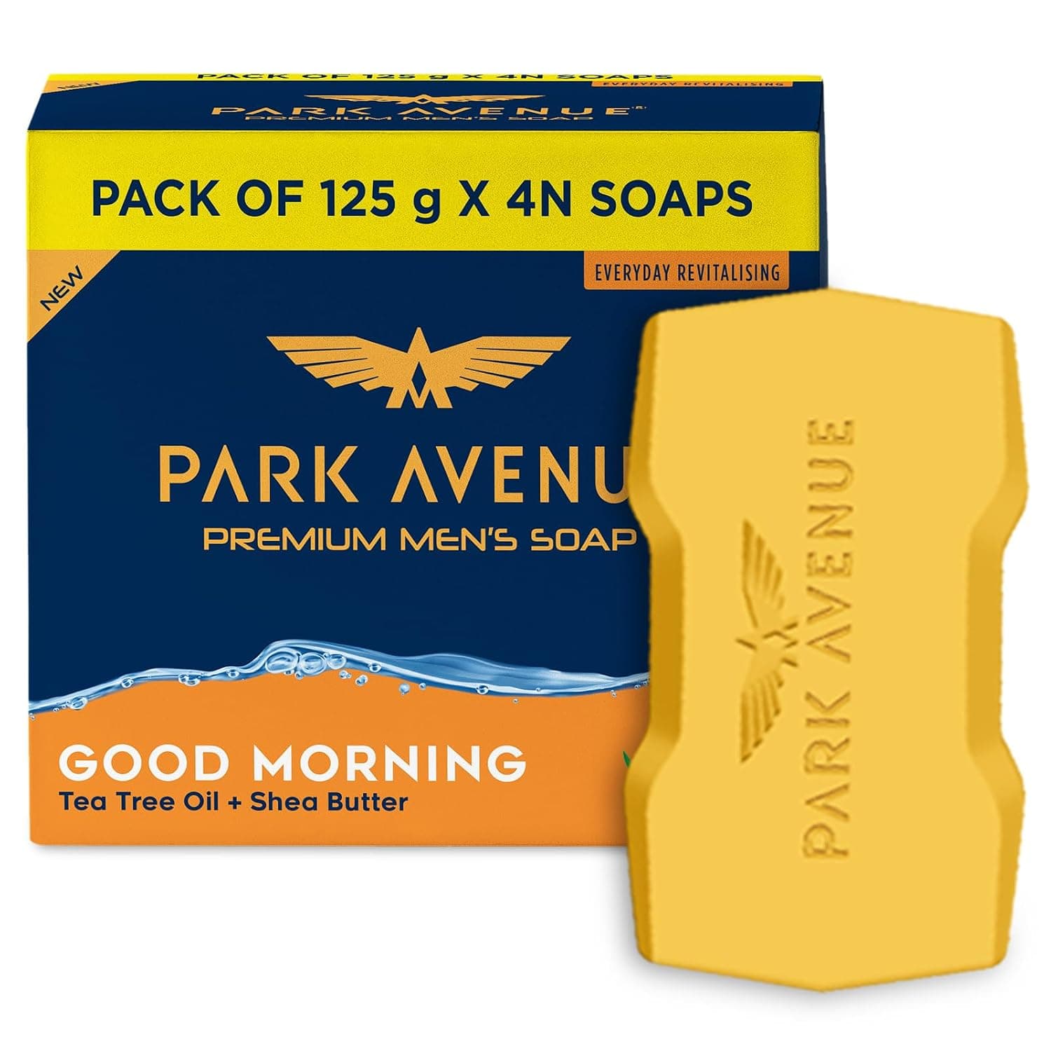 Park Avenue Premium Mens Soaps for Bath Good Morning | 125g at ₹120 – Amazon