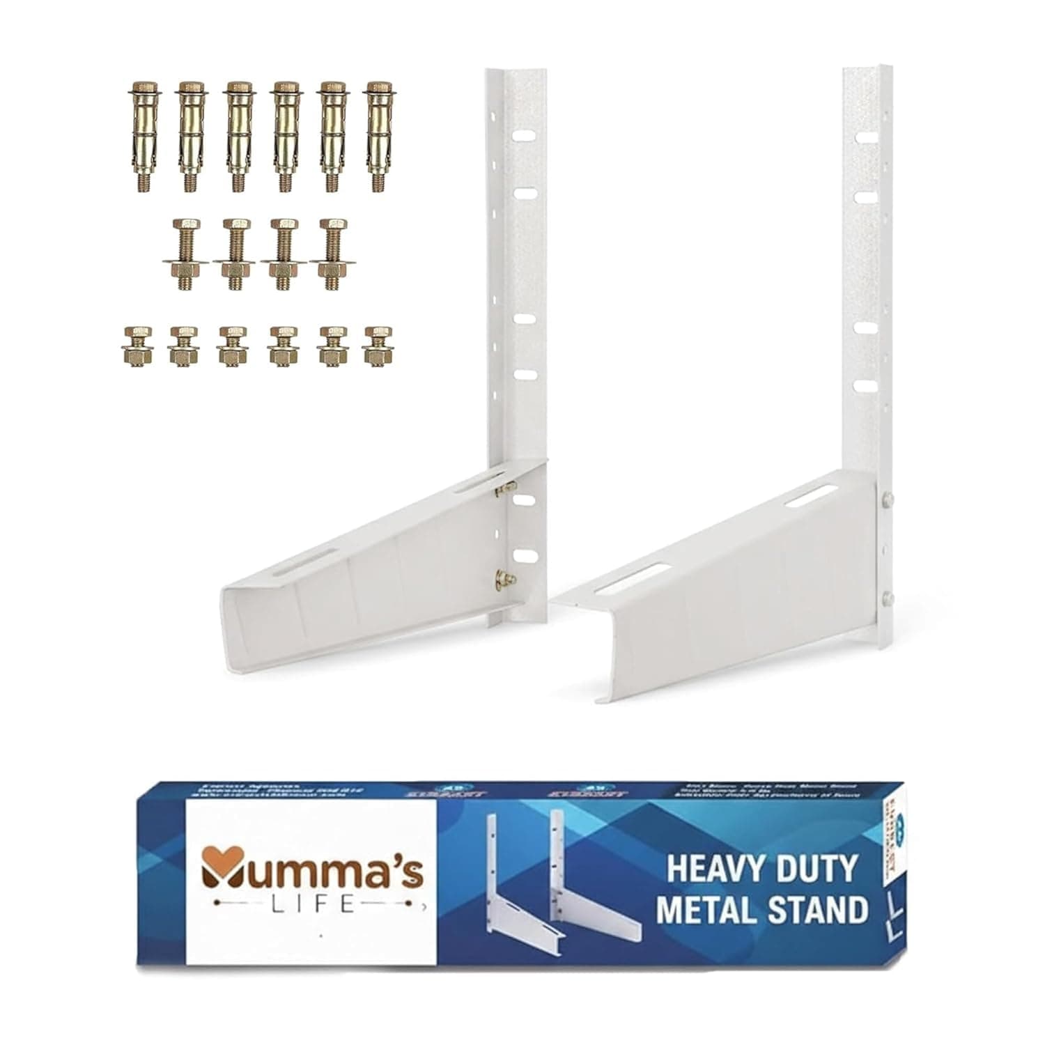 Mumma's LIFE AC Outdoor Stand | 200 kg Capacity Heavy Duty GI Steel Ac Stand | Wall Mounting Bracket for Split & Window Air Conditioners | W at ₹415 – Amazon