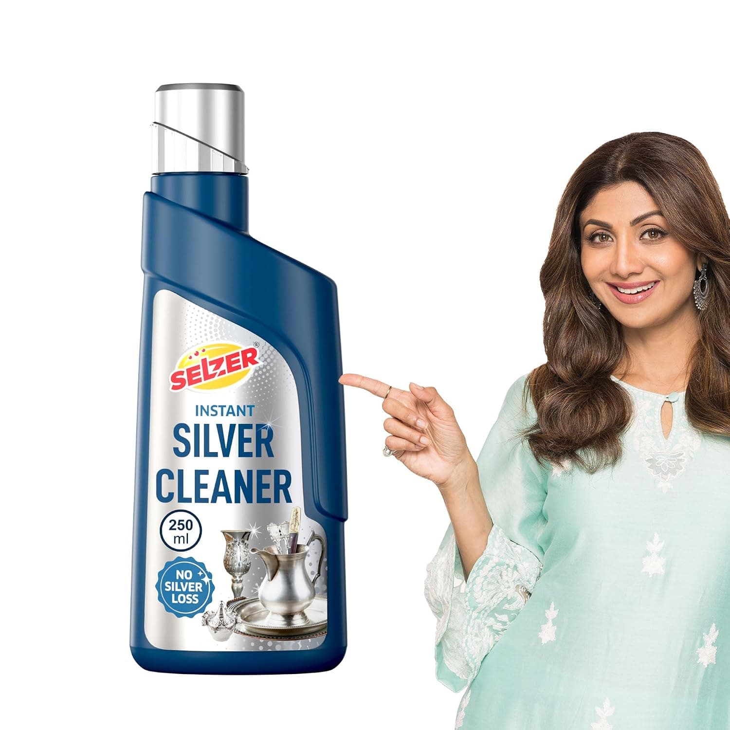 Selzer Instant Silver Cleaning Liquid, Silver Dip Instant Silver Cleaner For Jewellery, Articles And Silverware - No Silver Loss, 250ml (Pac at ₹140 – Amazon
