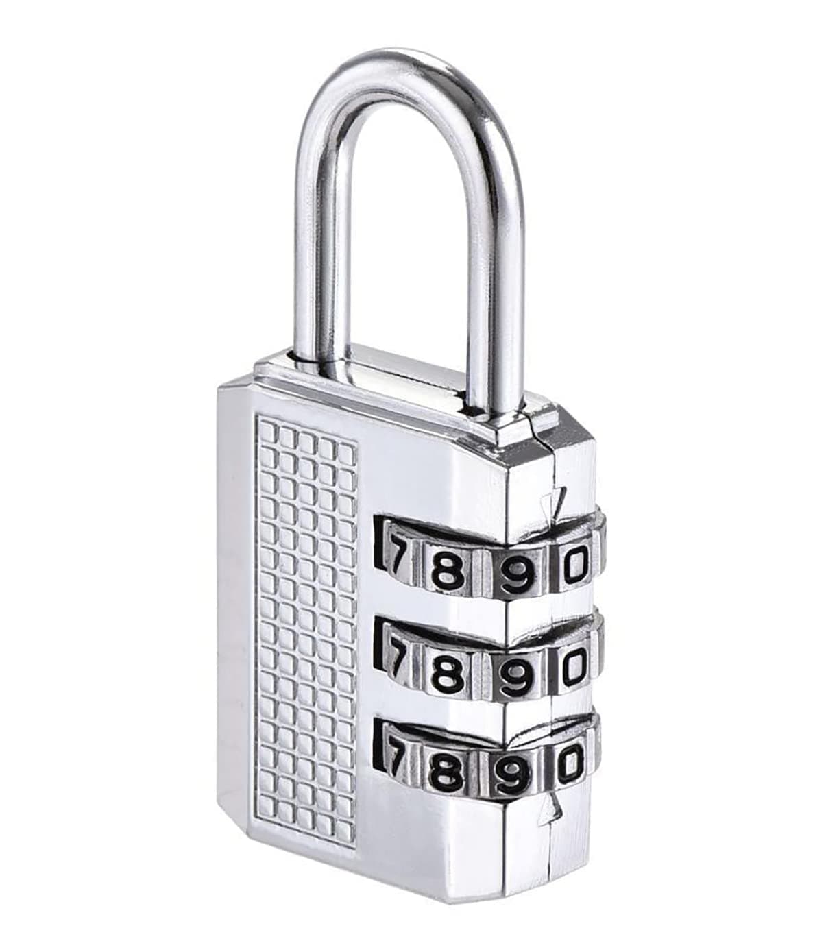 GLUN Stainless Steel Lock Number Steel (B) 3 Code Ch 17C Silver, Keypad at ₹226 – Amazon
