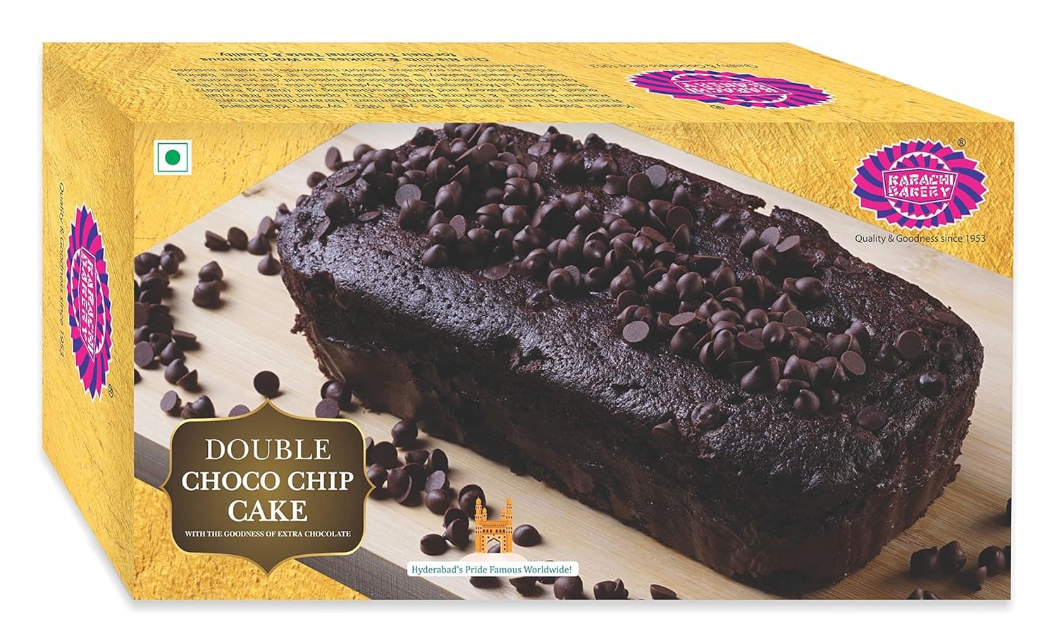 Karachi Bakery Double Chocochip Cake 200gram | Choco Chip | Soft Cake at ₹115 – Amazon