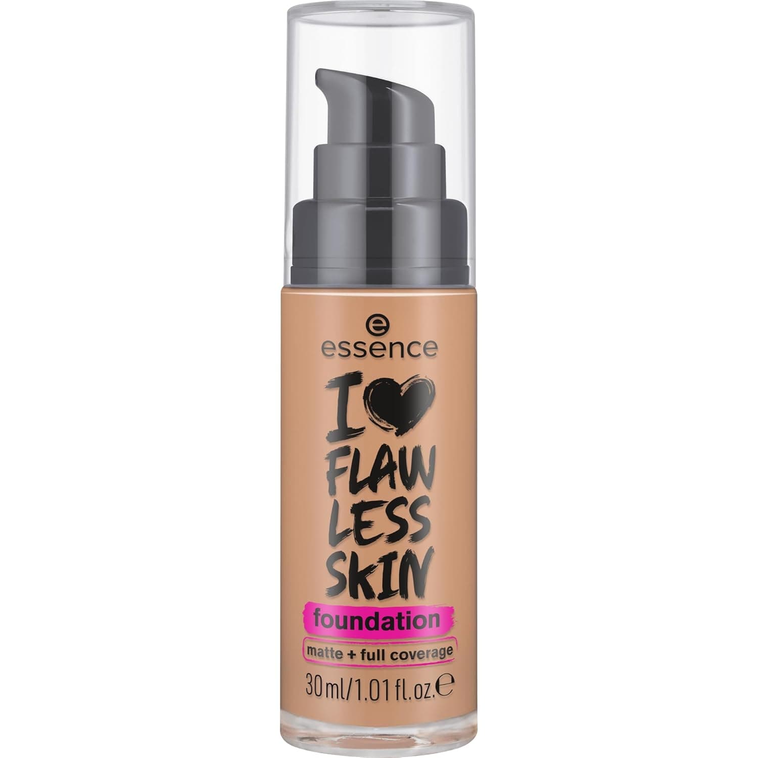 Essence I LOVE FLAWLESS SKIN foundation 70 Light Sand, liquid foundation, Light Sand shade, full coverage, matte finish, long-lasting, blendable texture, 30 ml at ₹158 (75% Off) – Amazon