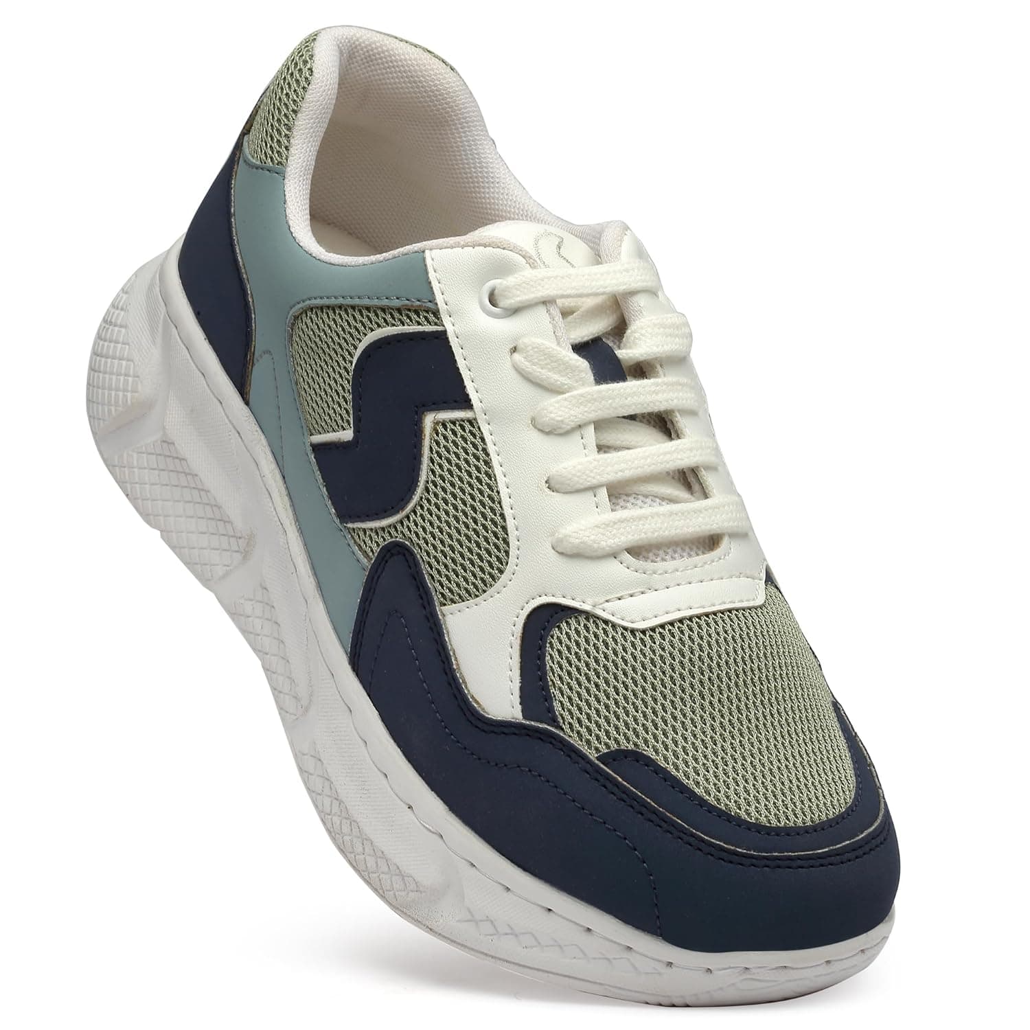 SOLETHREADS Truffle Women Sneaker|Soft Cushioned Insole|Chunky Sole|Lightweight|Comfortable|Stylish|Outdoor|Indoor Party|Anti-Skid|Dynamic F at ₹599 – Amazon