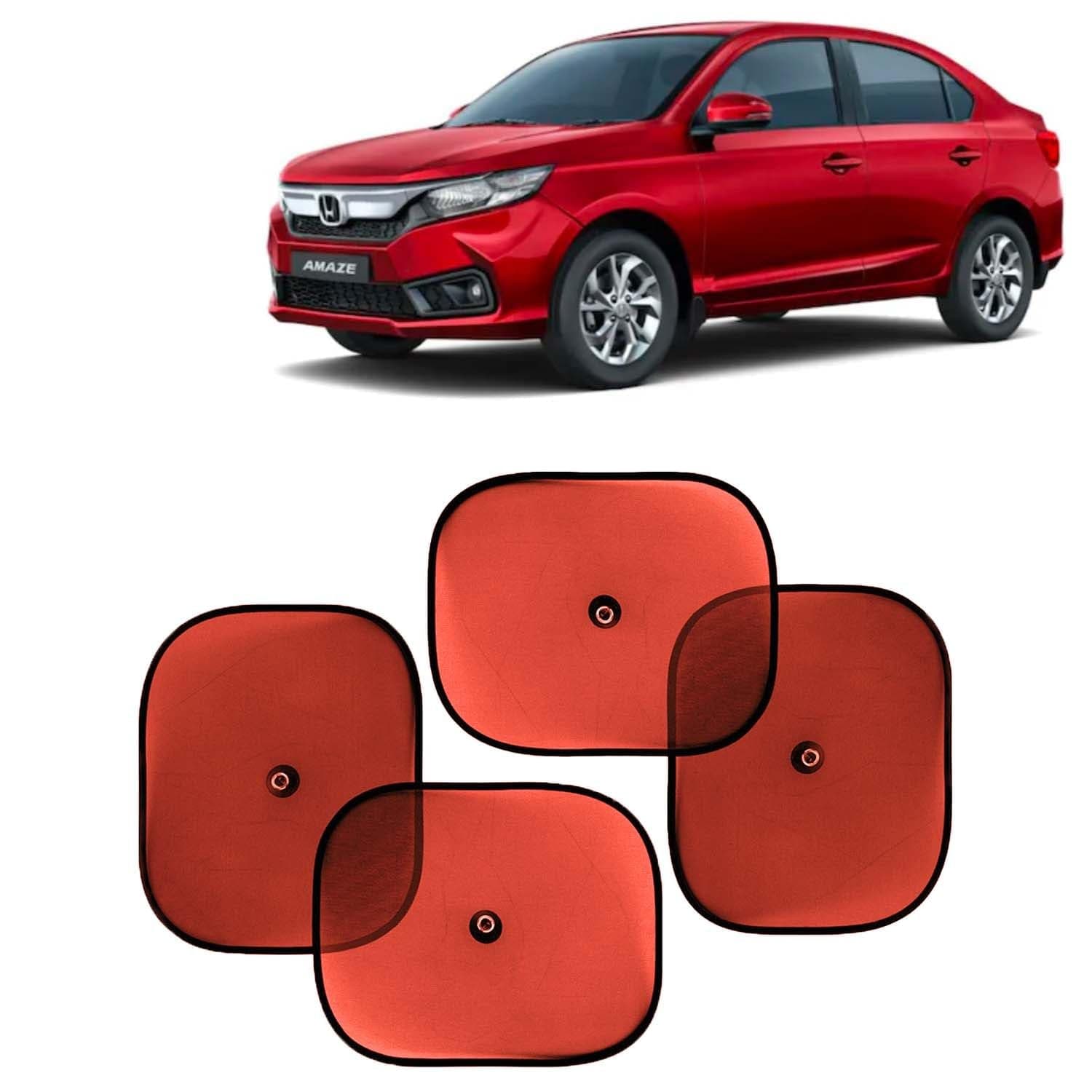 KINGSWAY Car Window Curtain Sticky Sun Shades Compatible with Honda Amaze, (Year 2023 Onwards), Universal Fit Sunshades for Side Window, Rea at ₹89 – Amazon