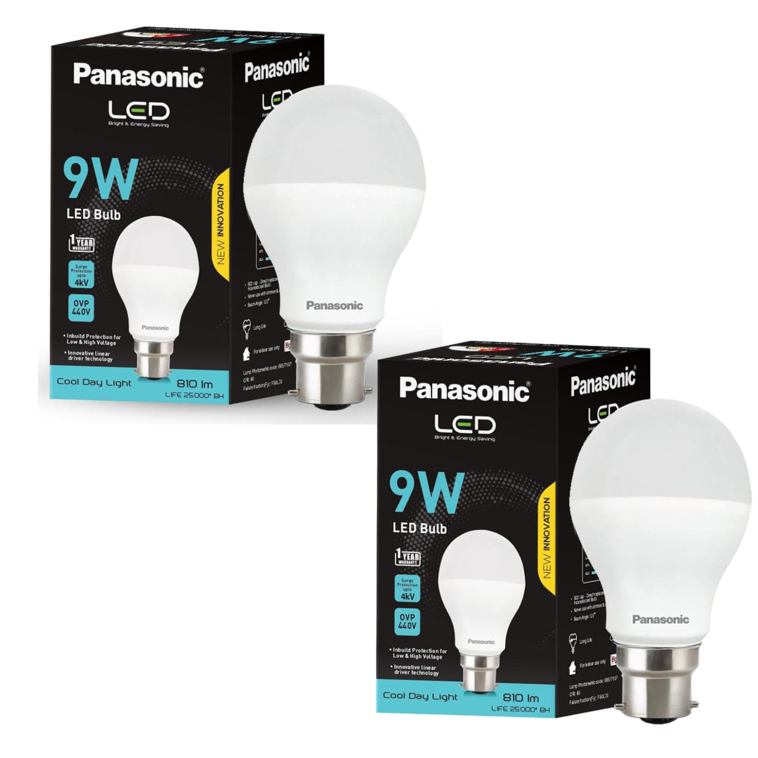 Panasonic Dura Saver 9W Bulb, B22 LED Bulb Base For Home & O at ₹99 – Amazon