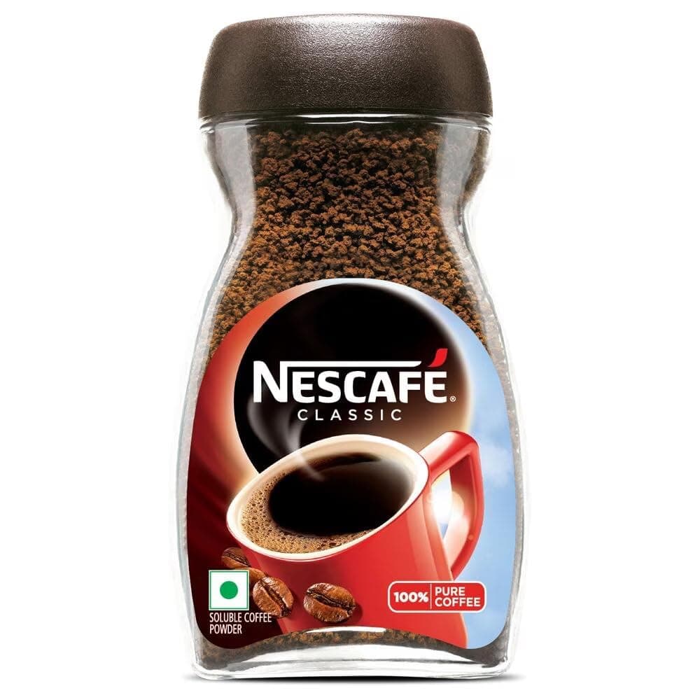 Nescafe Classic Instant Coffee Powder, 48g Bottle at ₹227 – Amazon