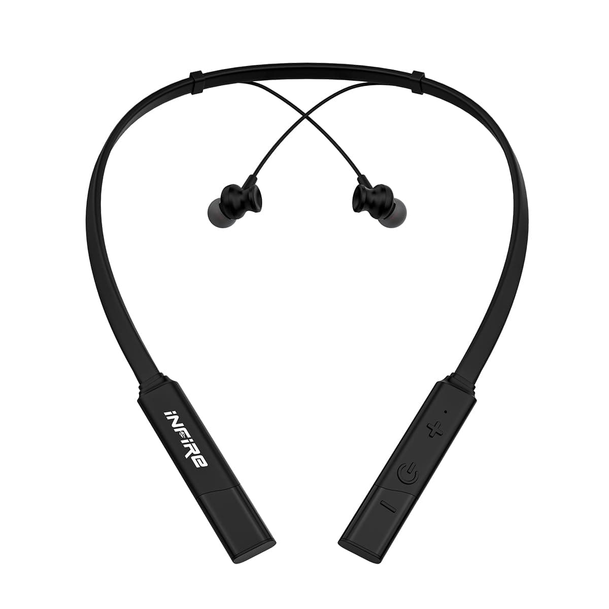 iNFiRe FireBand in-Ear Bluetooth V5.1 Neckband with Upto 20 Hours Playback | 360 Degree Surround Sound | IPX4 Water Resistant | Voice Assist at ₹238 – Amazon