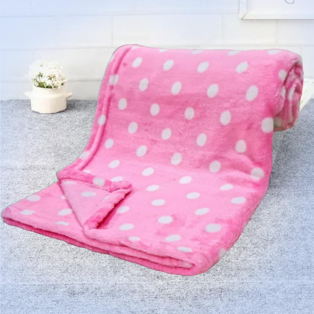 Bumtum Super Soft New Born Baby Polka Dot Blanket | Wrapper Sheet for Baby Boys & Baby Girls | Lightweight | Super Comfortable (100cm x 75cm at ₹157 – Amazon