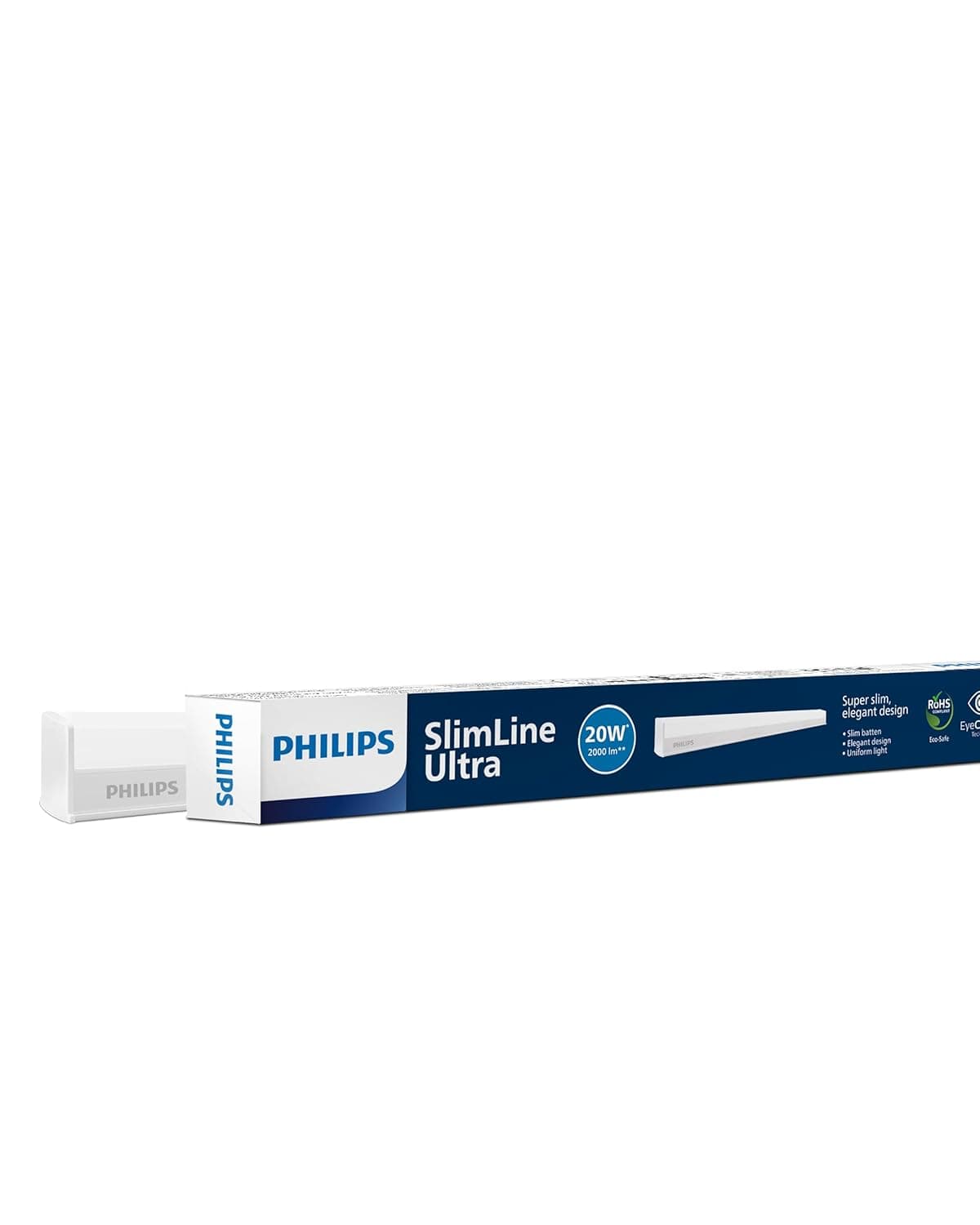 Philips 20-watt LED Batten/Tubelight | Slimline Ultra Compact 4-ft LED Batten for Living Room & Bedroom | Cool Day Light, Pack of 1 at ₹169 – Amazon