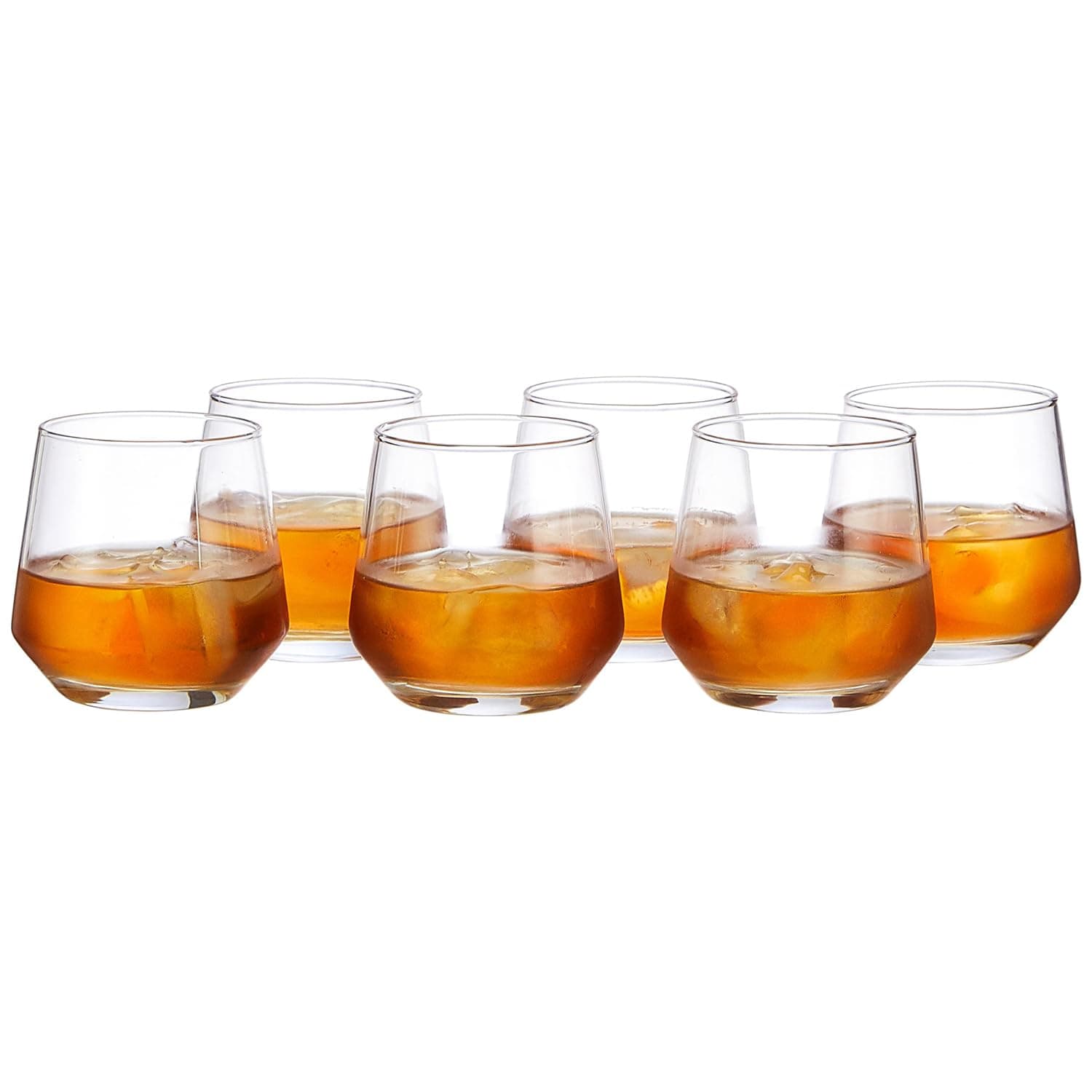 Amazon Basics Whiskey Glass Set of 6 (370ml Each) | Classic at ₹475 – Amazon