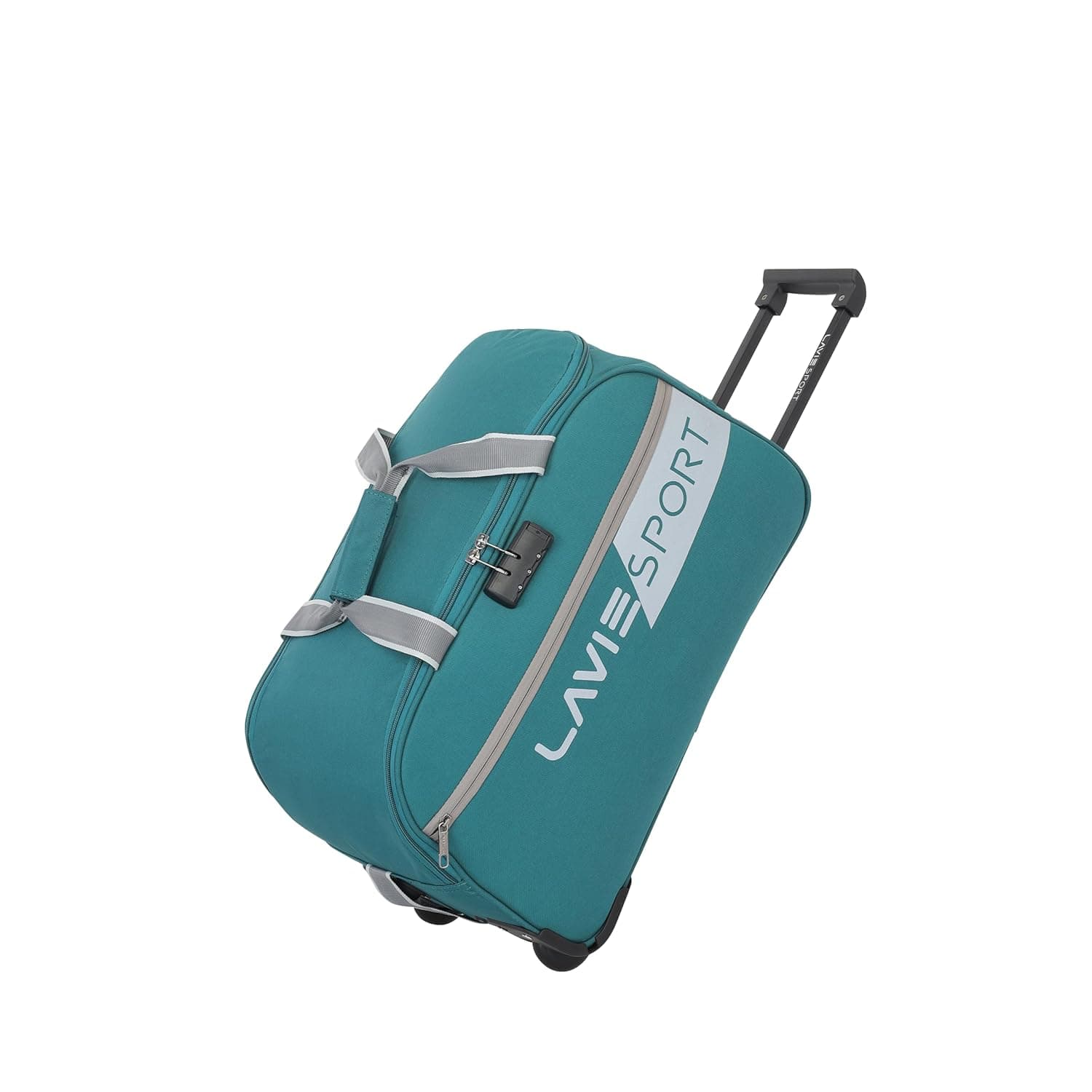 Lavie Sport Anti Theft Combi Lock Camelot Wheel Duffle Bag | Spacious Compartment | Duffle Bag | Build to Last Wheel and Trolley at ₹999 – Amazon