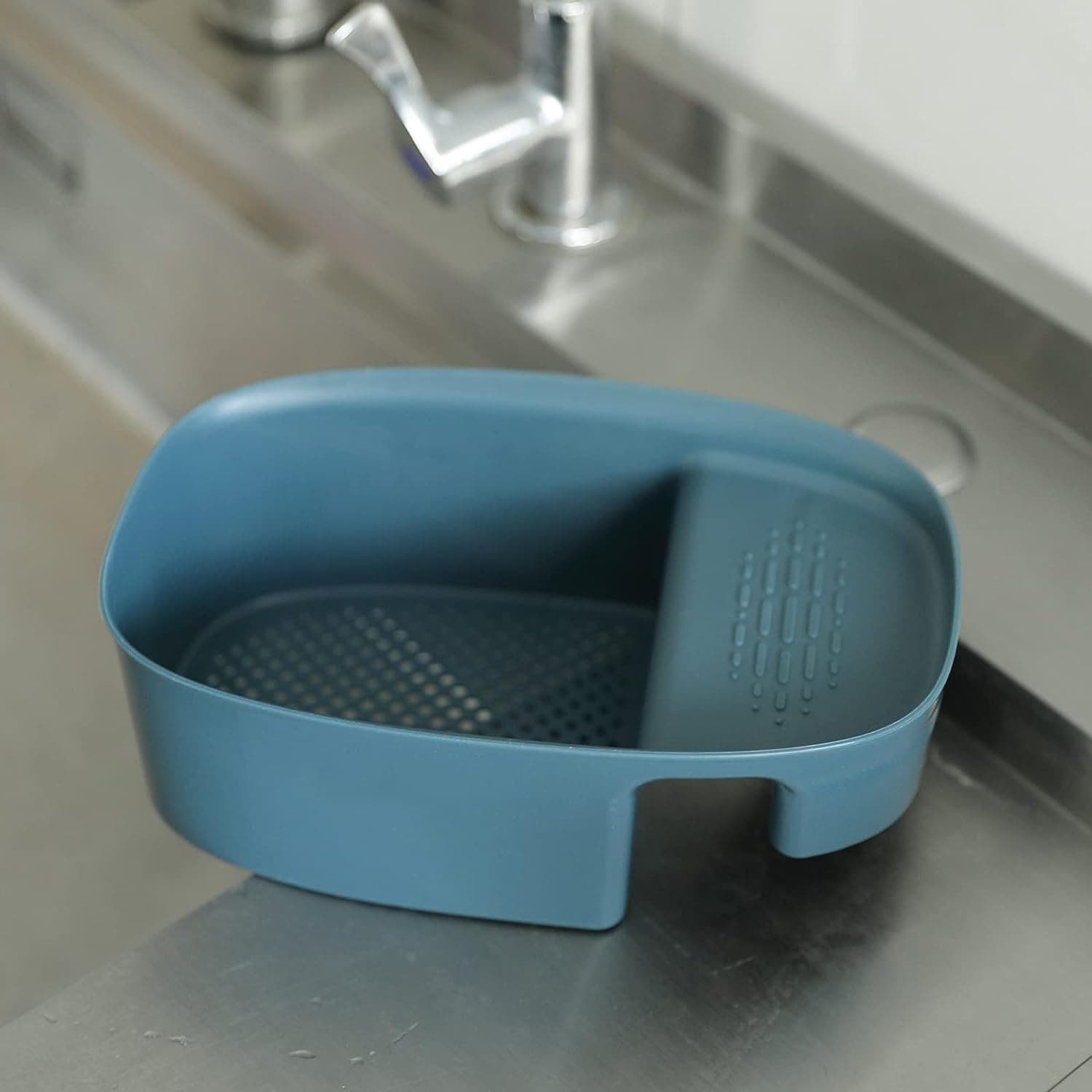 Kuber Industries Kitchen Organizer with Soap Holder|Premium PP|Durable & Sturdy|Multipurpose Bathroom Shelf|Smart Drainage Holes|TM21001|Pac at ₹69 – Amazon