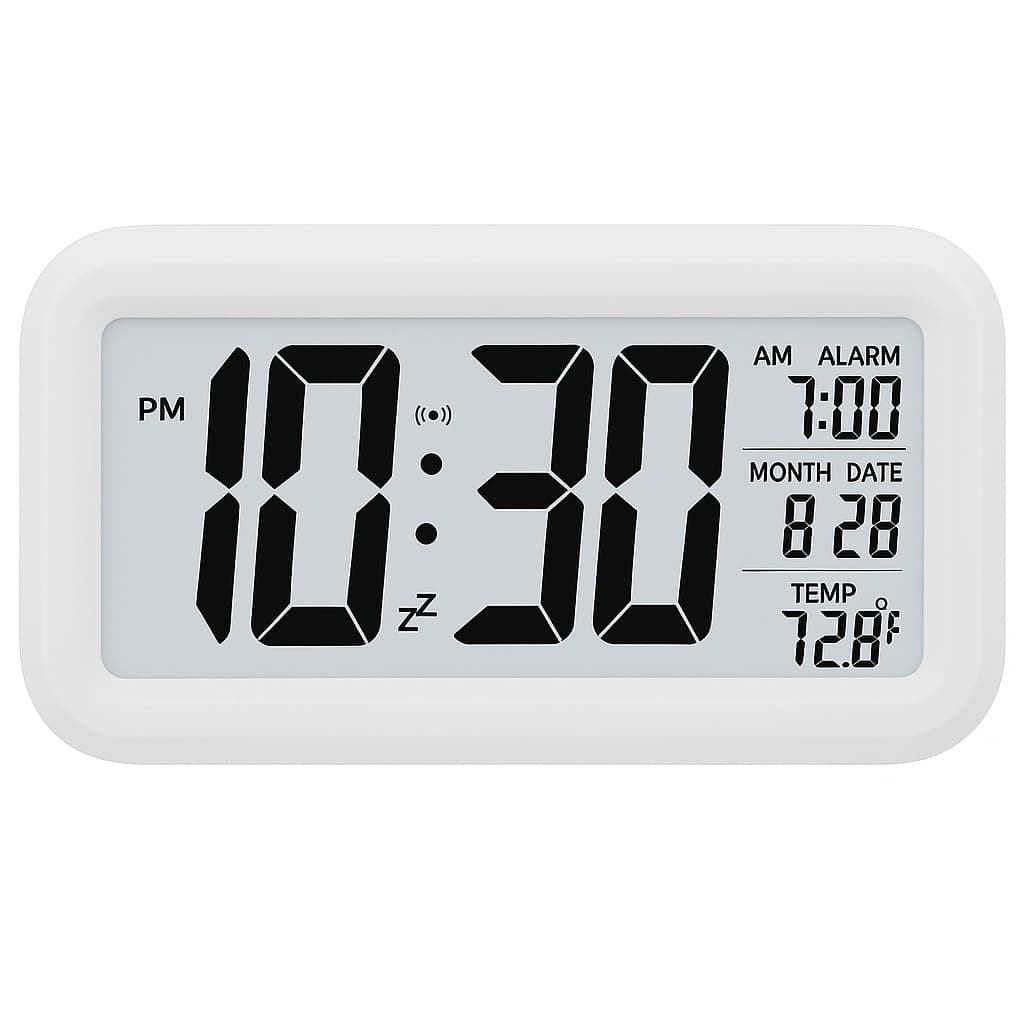 JASIFS Alarm Clock Digital Plastic Clock Table Clock for Students Watch for Study Home Office, Bedroom Kitchen Desk Alarm Clocks with Automa at ₹289 – Amazon