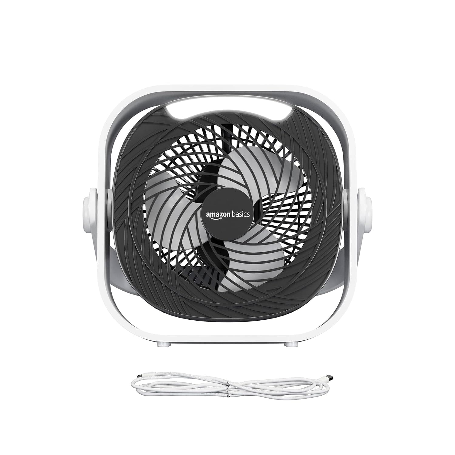 amazon basics Mini Rechargeable Portable Fan with LED Lighting | USB Charging | 3 Speeds & 2 Light Settings | 1800mAh upto 7-Hour Battery Ba at ₹1239 – Amazon