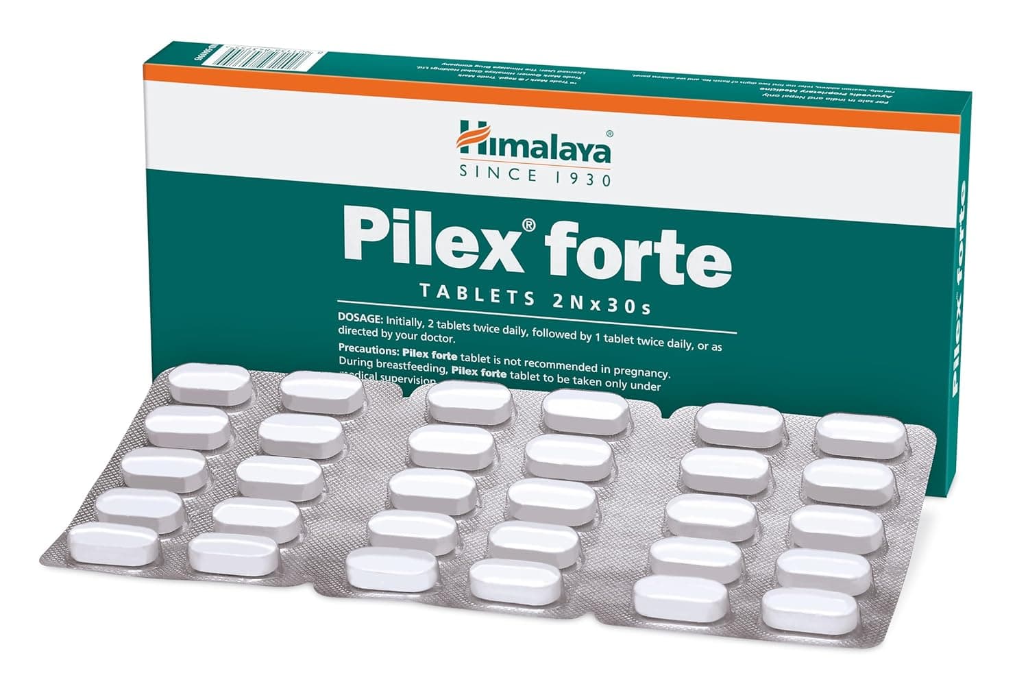 Himalaya Pilex Forte Tablets 2X30'S at ₹147 – Amazon