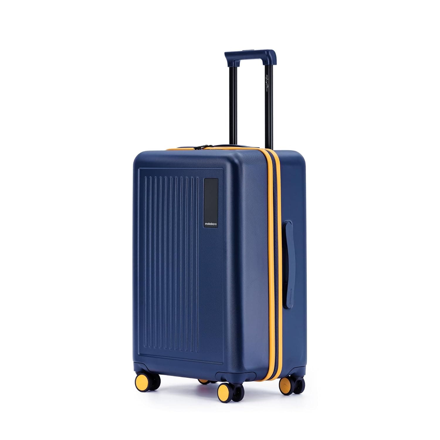 MOKOBARA Transit Check-in Luggage Trolley Bag-64cm(65L),Polycarbonate Hardshell,360° 8 Silent Wheels,One Push TSA Lock,Premium Zipper,Suitca at ₹6999 – Amazon