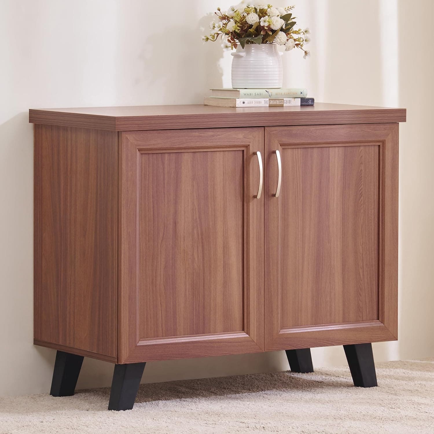Home Centre | Helios Alton 9 Pairs Shoe Cabinet | Engineered at ₹3247 – Amazon