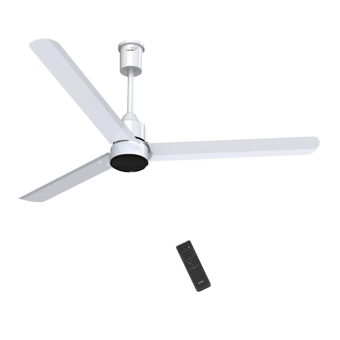 V-Guard Zenair BLDC Ceiling Fan for home | 1200 mm | BEE 5-Star Energy Saving | High-Speed BLDC Motor (370 RPM) | Remote Control with 6 Spee at ₹3199 – Amazon