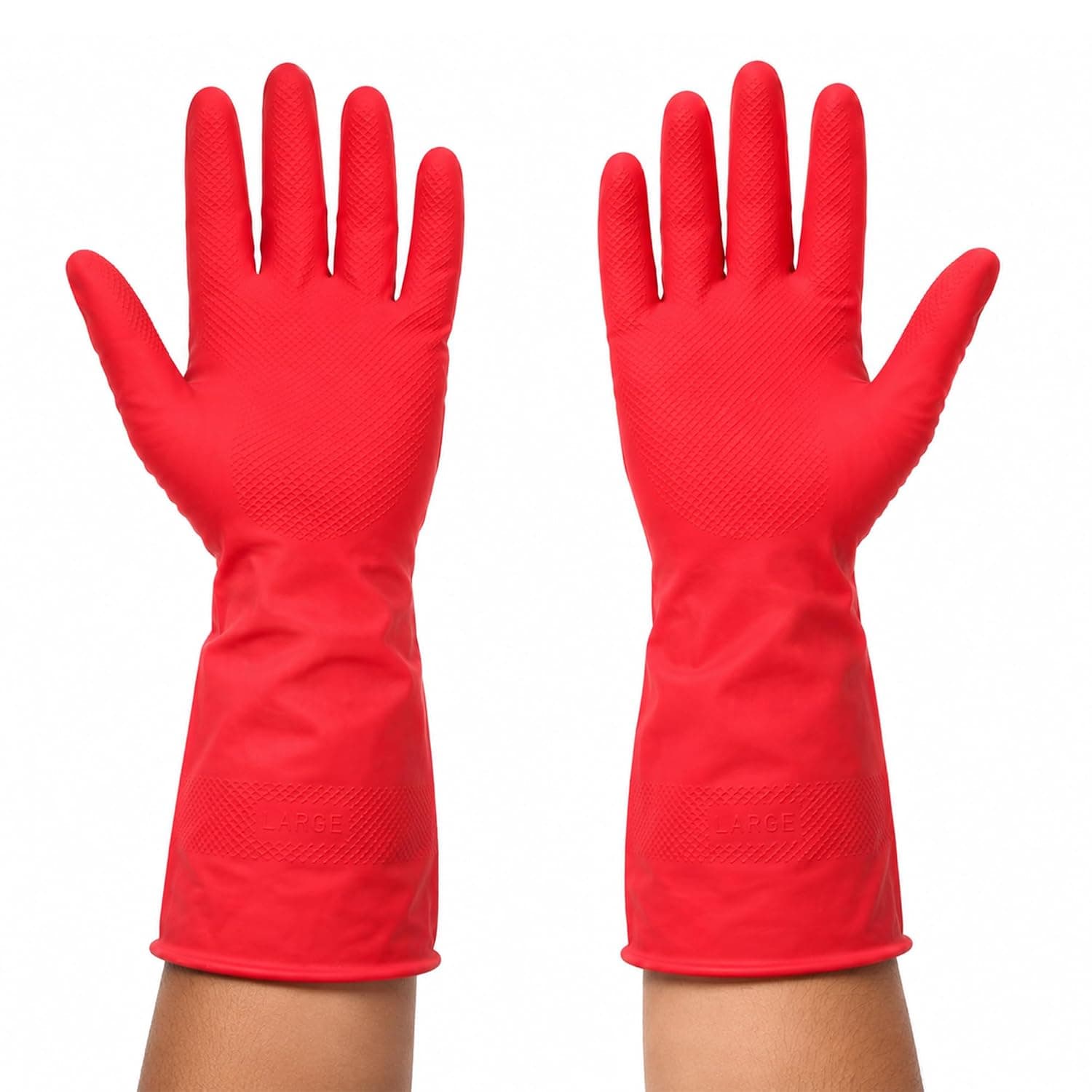 AM Safe-X Rubber Cleaning Gloves for Kitchen & Household 1 P at ₹199 – Amazon
