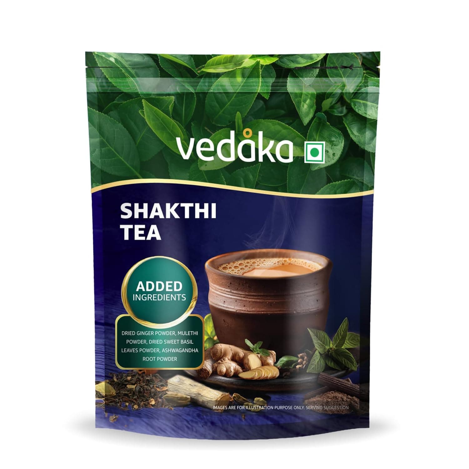 Vedaka Shakthi Tea 1 Kg | Strong Assam Tea Powder | Bold Kadak Taste | No Artificial Flavours | Daily Use Chai at ₹448 – Amazon