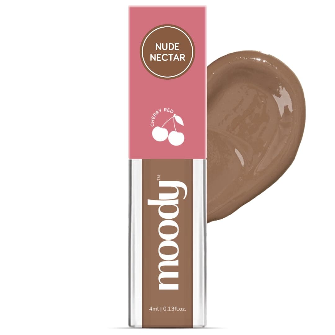 Moody Drip Matte Liquid Lipstick - Nude Nectar, with Jojoba Seed Oil & Vitamin E | Transferproof, Long Lasting & Vibrant Lip Colors That Las at ₹133 – Amazon