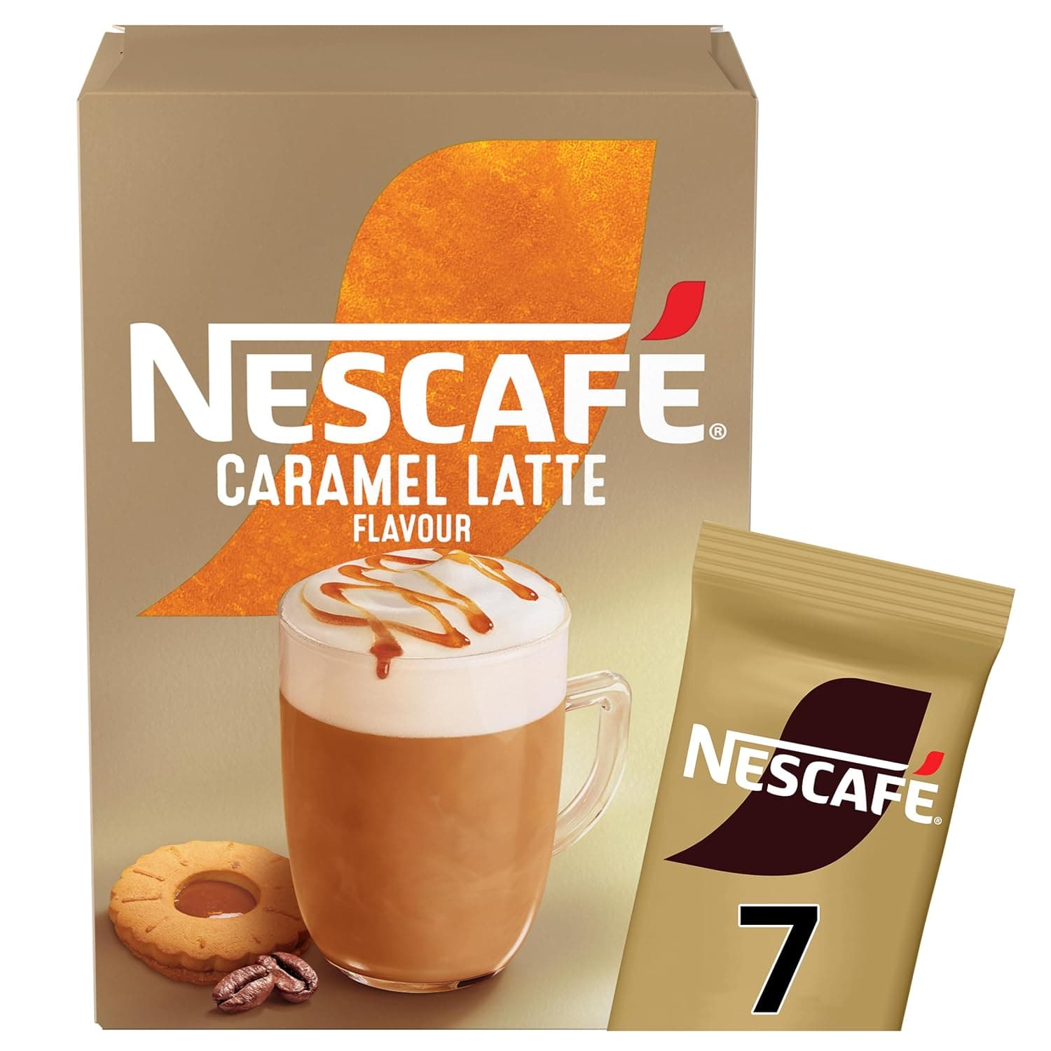 NESCAFÉ Caramel Latte Instant Coffee 7 x 17g Sachets at ₹289 – Amazon