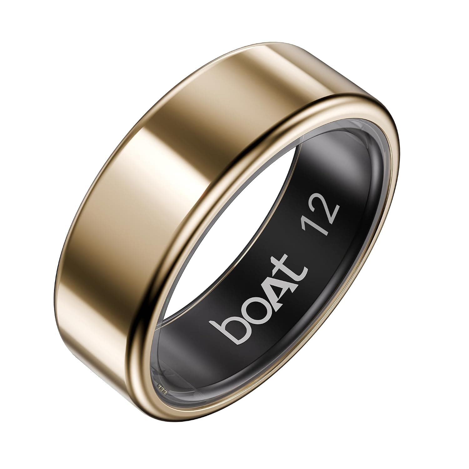 Boat SmartRing Active Plus, Auto HR, Sleep, SpO2, Stress & Skin Temperature Monitor, Stainless-Steel Build, 5 ATM, Weighs Only 5 gm, Portabl at ₹2207 – Amazon