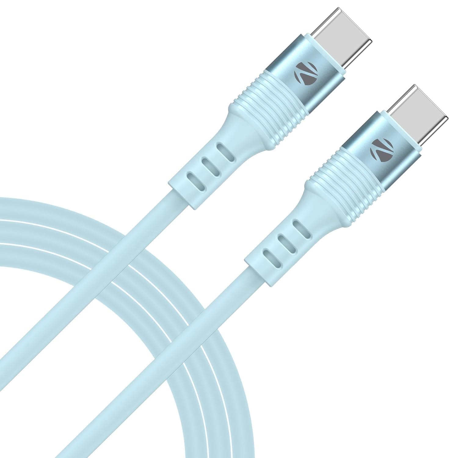 Zebronics Wattz 60CC2 Type-C to Type-C Soft Silicone Cable, PD 60W, 1 Meter, Durable, Charge & Sync, Rapid Charging, For Laptops, Tablets, M at ₹112 – Amazon