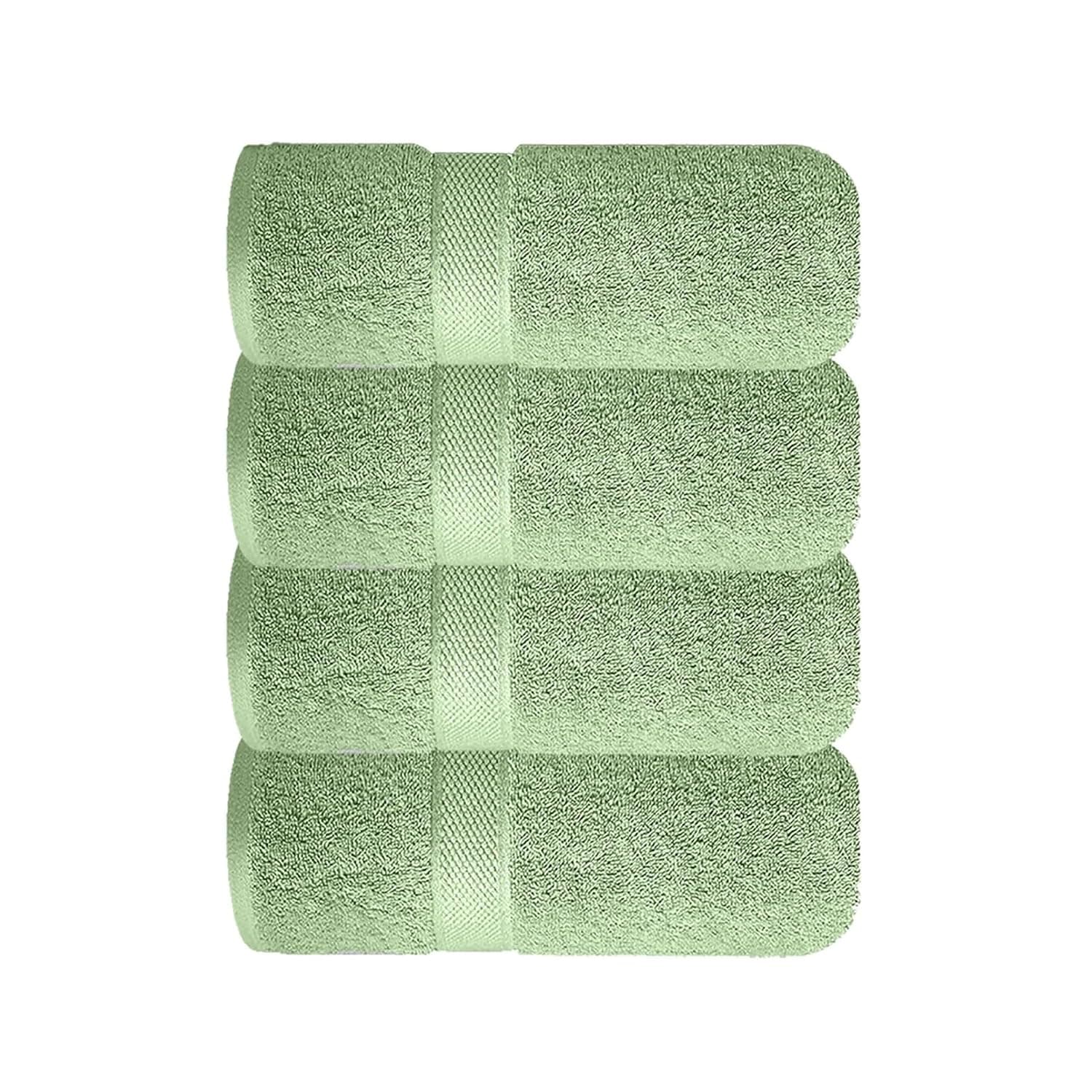 Sulfar 100% Combed Cotton, Quick Drying Highly Absorbent, Luxury Hand Towel Set (Pack of 4, 40 X 70 cm) Nature Green at ₹239 – Amazon
