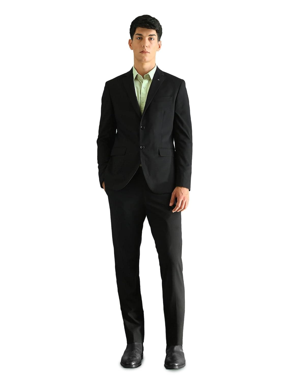 Arrow Tailored Fit 2 piece Suit for Men - Single Breasted Bl at ₹5399 – Amazon
