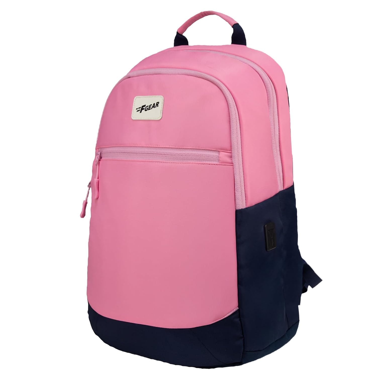 F Gear Balanzo 16L Laptop Backpack for Women & Men| College|2 Compartments, 1 Pocket, USB and TypeC Port|Luggage Strap|Detachable Key Holder at ₹589 – Amazon