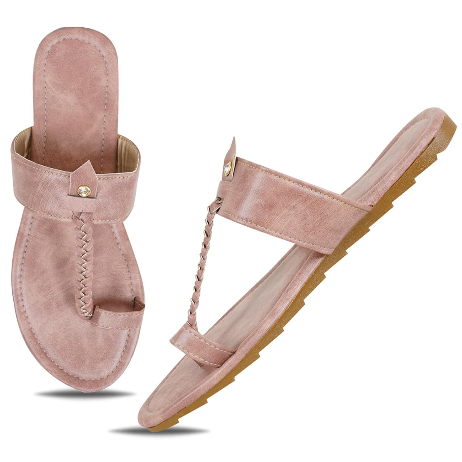 IndieStide Heel Casual Flip Flops Slippers For Girls Women, Comfortable cushioned Chappals at ₹398 – Amazon