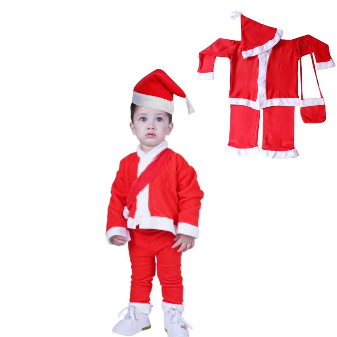 Santa Clause Christmas Dress Costume For Girls & Boys, Santa caluse Costume for Kids at ₹119 – Amazon