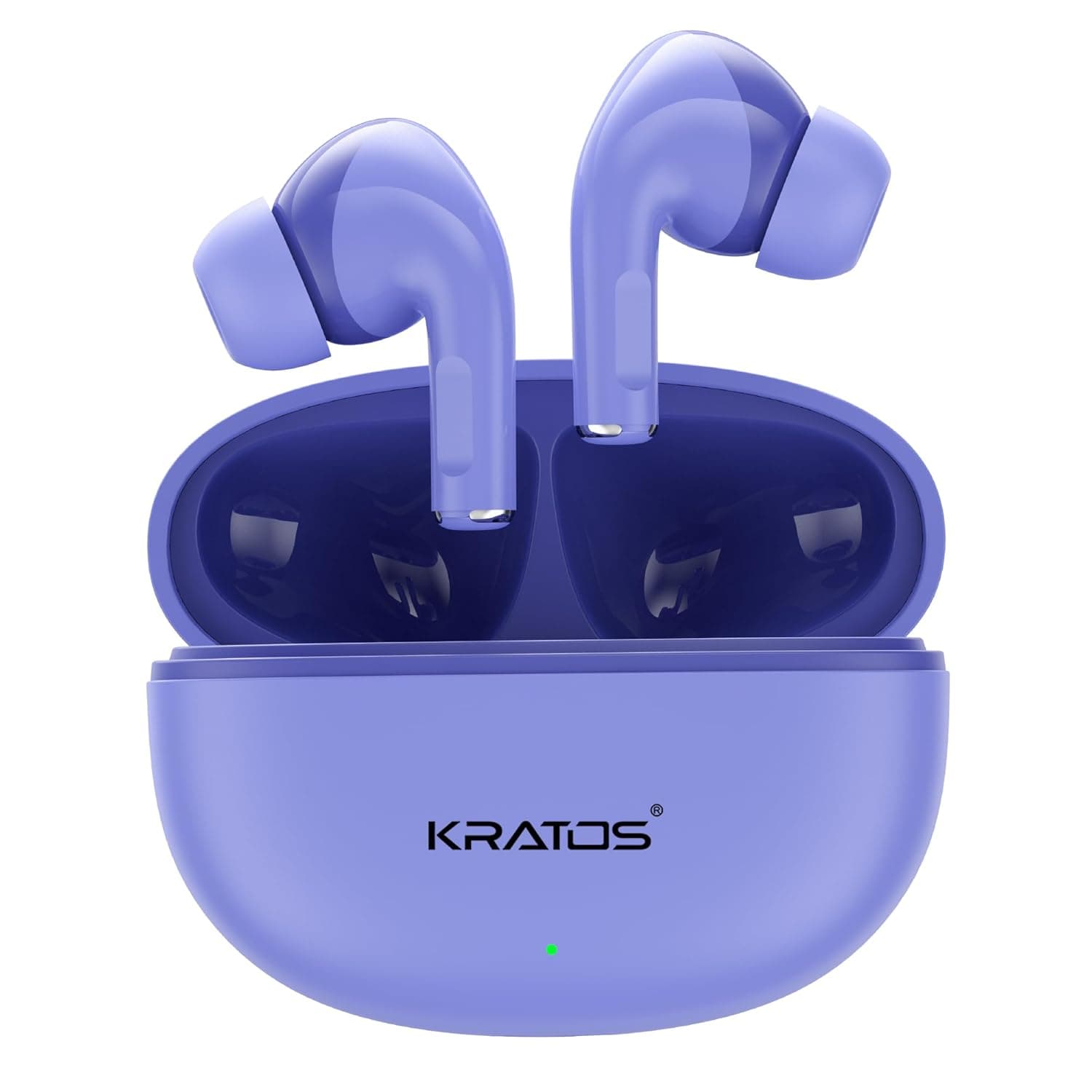 Kratos Pop Ear Buds Wireless with 60H Playtime, Noise Isolation & Clear Calls, Bluetooth Earbuds with Voice Assistant, Ear Buds with Bluetoo at ₹500 – Amazon