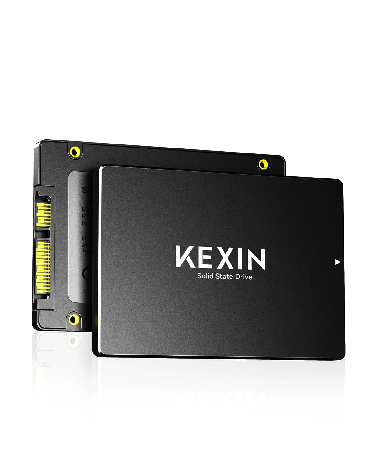 KEXIN SSD 128GB SATA III 2.5-Inch Internal Solid State Drive up to 450MB/s 3D NAND Flash for Laptop PC Storage and Upgrade - Black at ₹1899 – Amazon