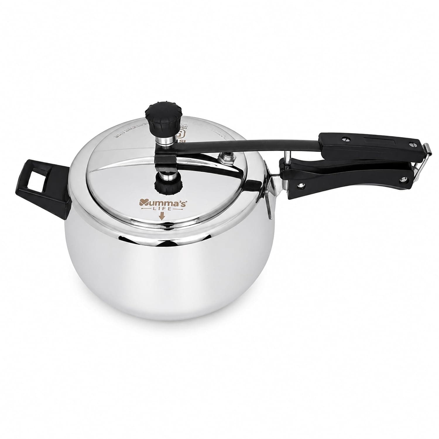 Mumma's LIFE Cooker 3 ltr | Heavy-Duty Silver Pressure Cooker with Inner Lid | Cool-Touch Handles | ISI Certified Lock System | Induction & at ₹1599 – Amazon